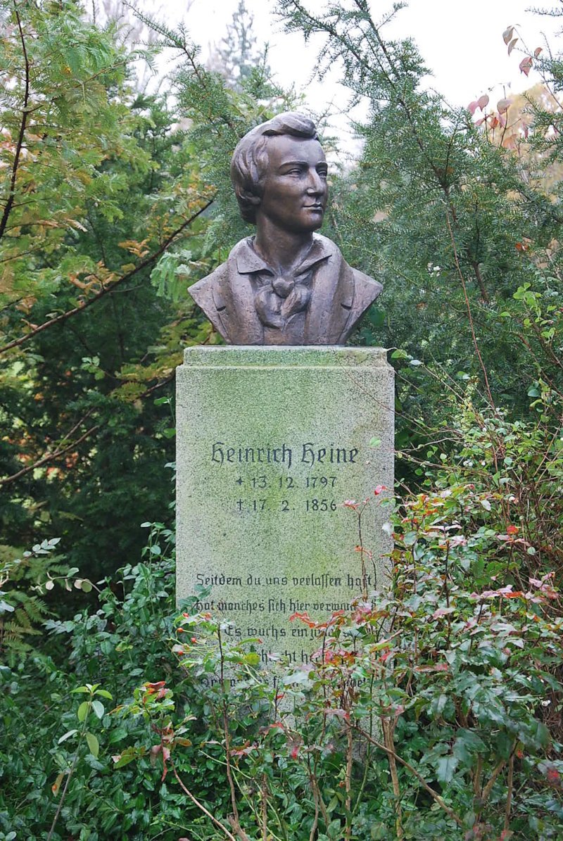 Neuguss der Heine&ndash;B&uuml;ste des Bildhauers Karl Mertens (Rathenow) aus dem Jahr 2017.